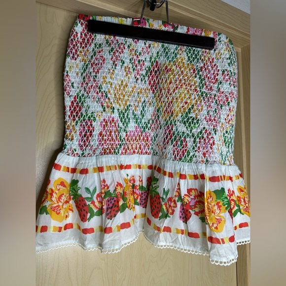 FARM Rio Colorful Crochet Mini Skirt - Picture 2 of 4